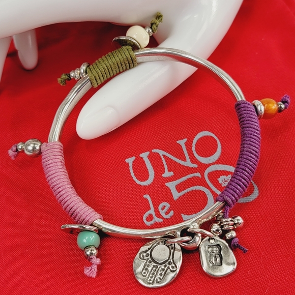 2012 Uno de 50 "La que lo ve" Bangle Bracelet - Picture 7 of 10